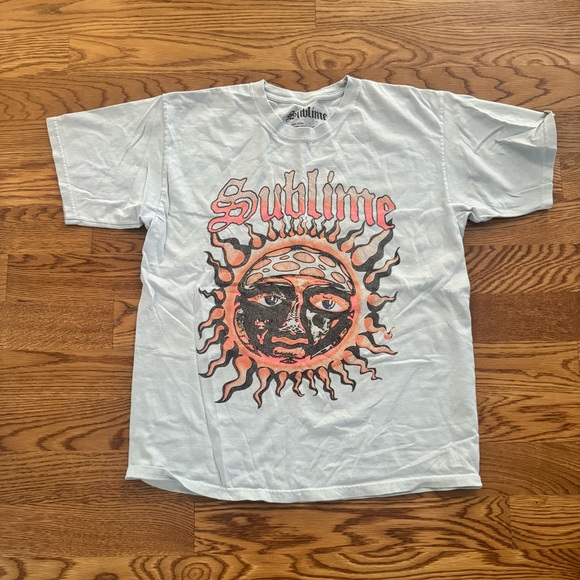 Altar'd State Tops - Sublime Baby Blue Graphic Tee